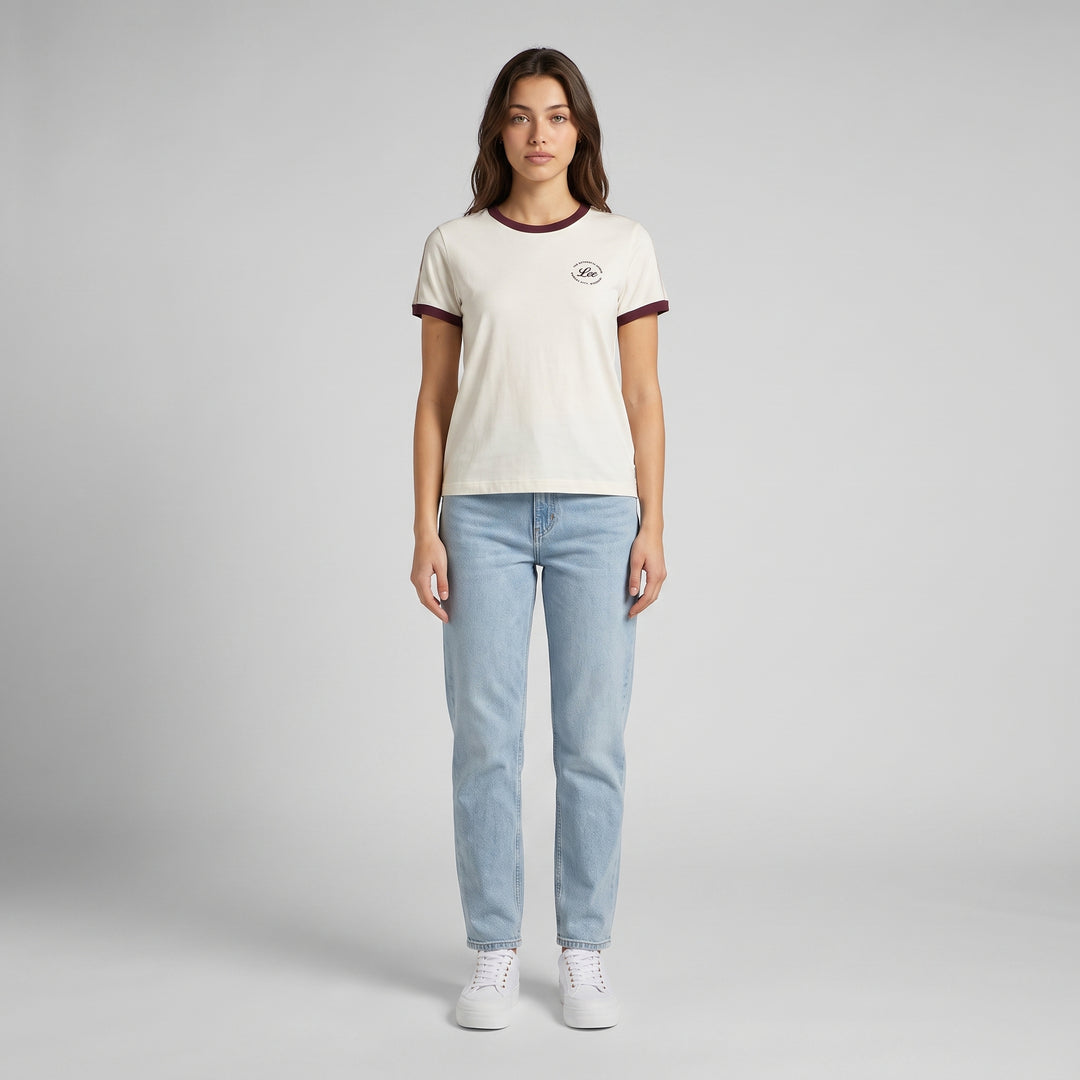LEE LADIES RINGER ROUNDNECK TEE