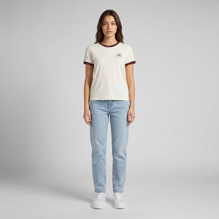 LEE LADIES RINGER ROUNDNECK TEE
