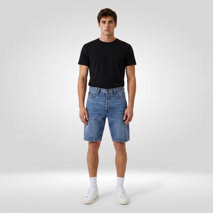 LEE MENS LIGHT WASH DENIM SHORTS