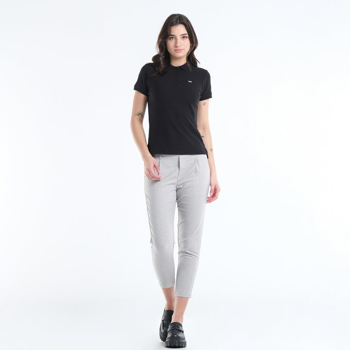 LEE LADIES CLASSIC SPORTSHIRT WITH SMALL PATCHED LOGO
