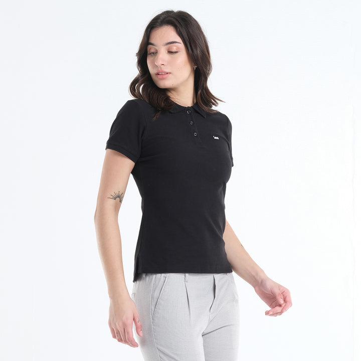 LEE LADIES CLASSIC SPORTSHIRT WITH SMALL PATCHED LOGO
