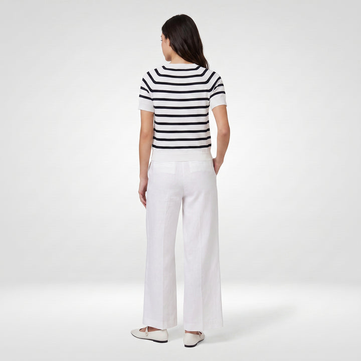 LEE LADIES LOOSE-FIT CROPPED ROUNDNECK TEE