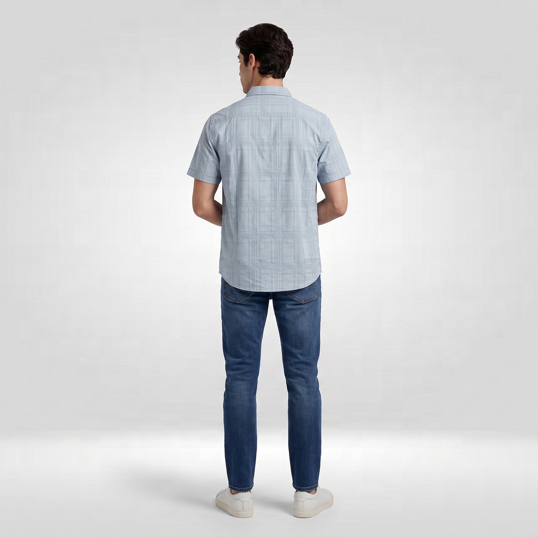 LEE MENS WOVEN BUTTON DOWN POLO