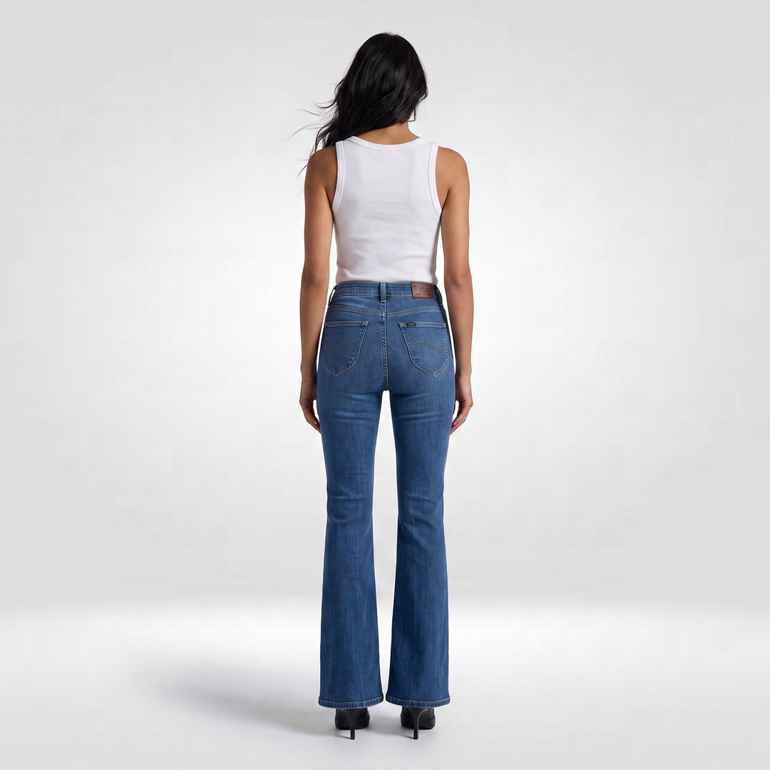 LEE LADIES FLARED DENIM JEANS
