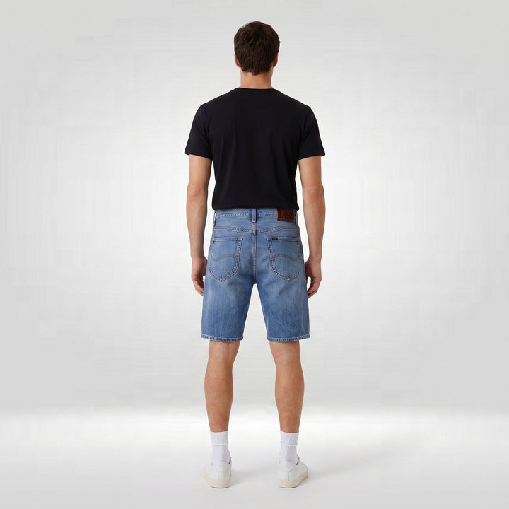 LEE MENS LIGHT WASH DENIM SHORTS