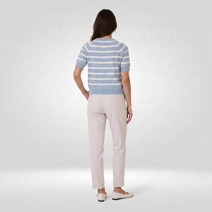 LEE LADIES LOOSE-FIT CROPPED ROUNDNECK TEE