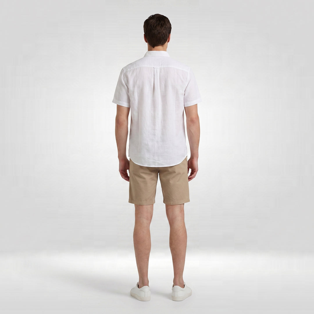 Lee Men's Button-Down Woven Polo with Functional Pocket