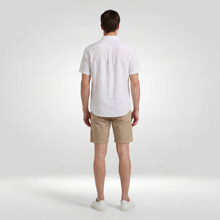 Lee Men's Button-Down Woven Polo with Functional Pocket