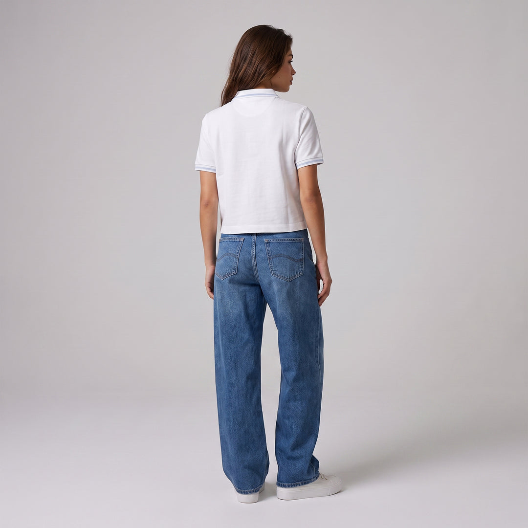 LEE LADIES SEMI CROP LOOSE FIT SPORTSHIRT