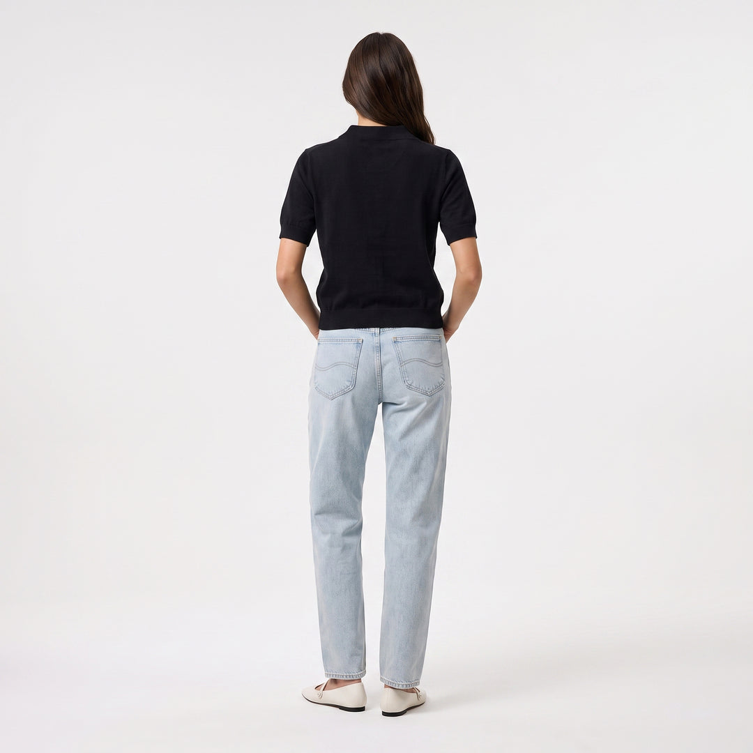 LEE LADIES' KNITTED LOOSE-FIT SPORTSHIRT