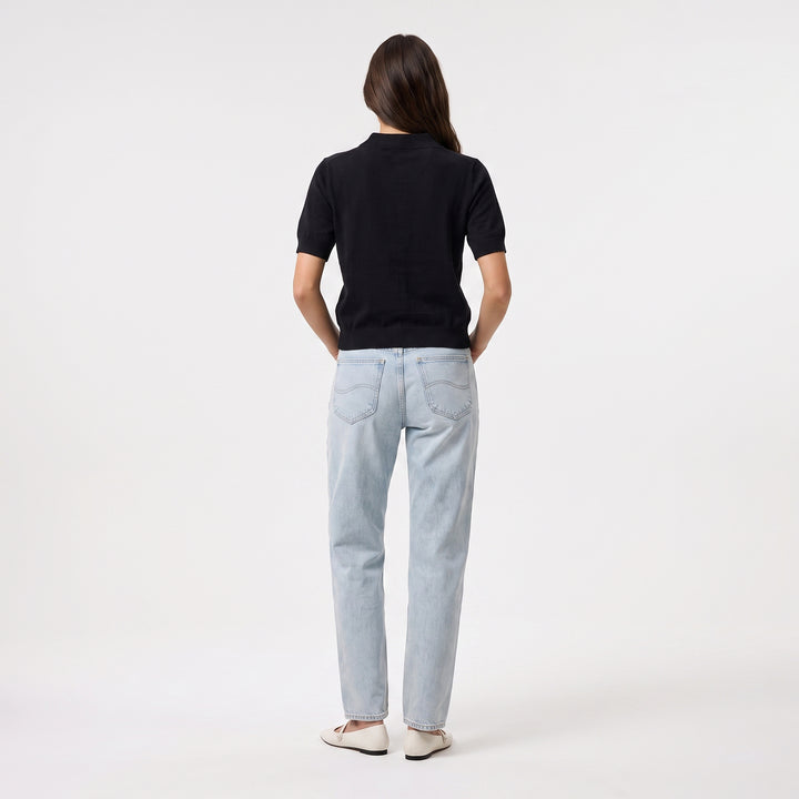LEE LADIES' KNITTED LOOSE-FIT SPORTSHIRT