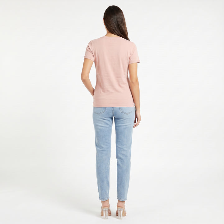 LEE LADIES V-NECK FITTED TEE