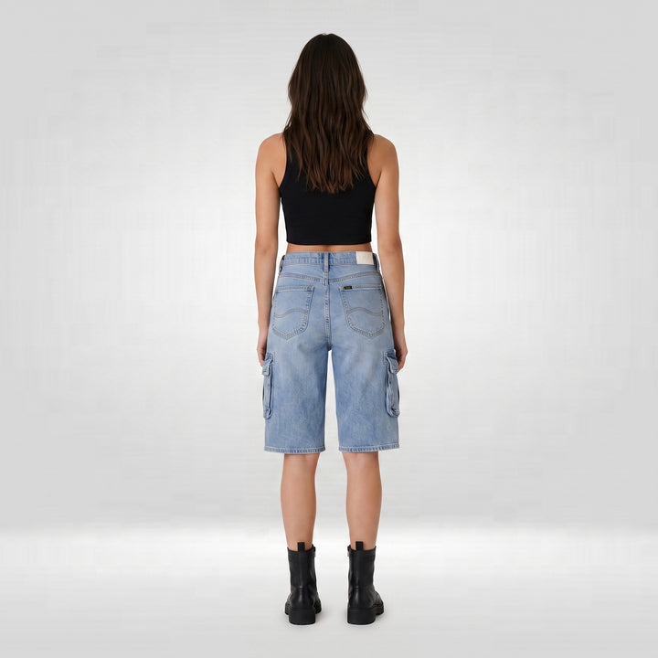 LEE LADIES CARGO DENIM JORTS