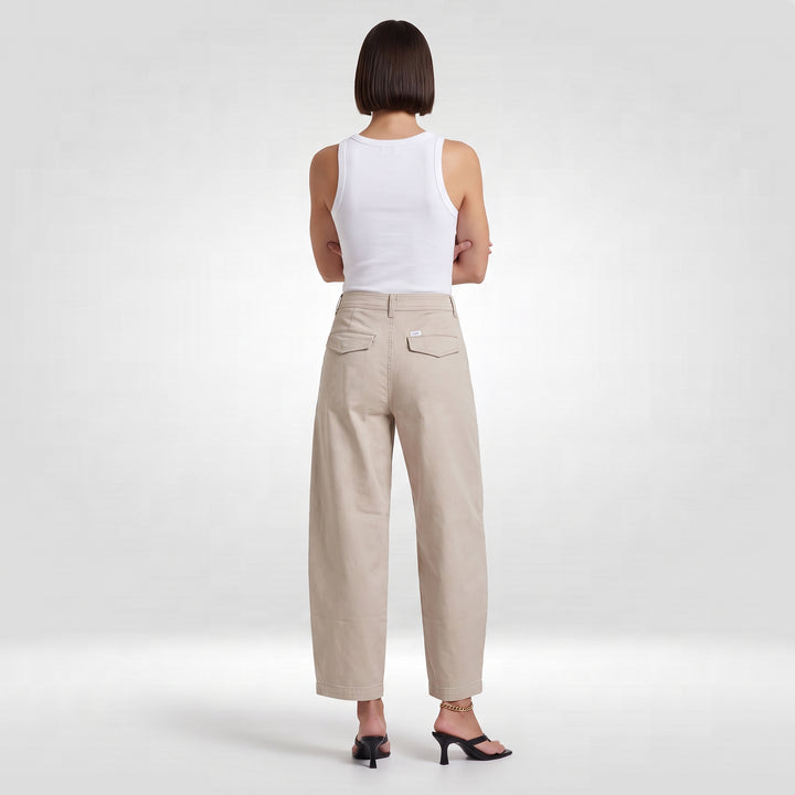 LEE LADIES BARREL FIT TROUSER PANTS