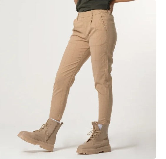 LEE WOMENS CHECKERED TROUSERS