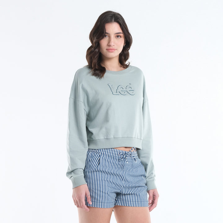 LEE LADIES EMBOSSED LOGO PULL OVER