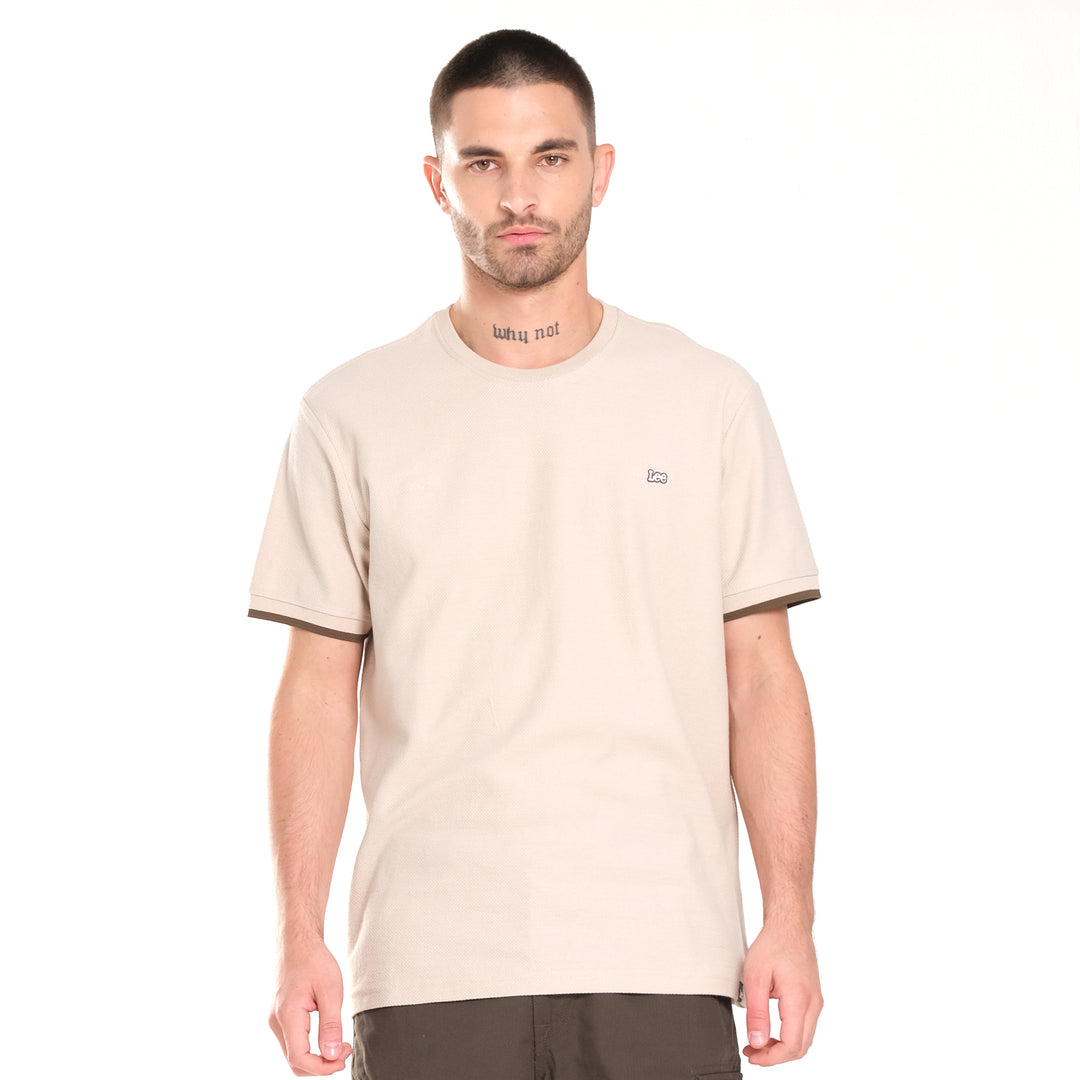 MENS O-NECK SMALL LOGO TEE