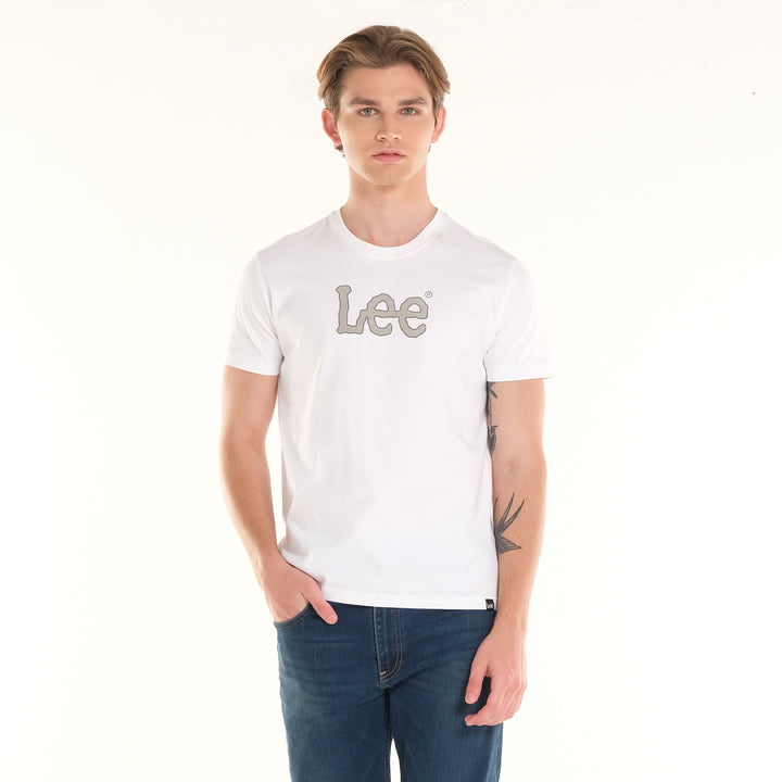 MENS ROUNDNECK PRINTED LOGO TEE