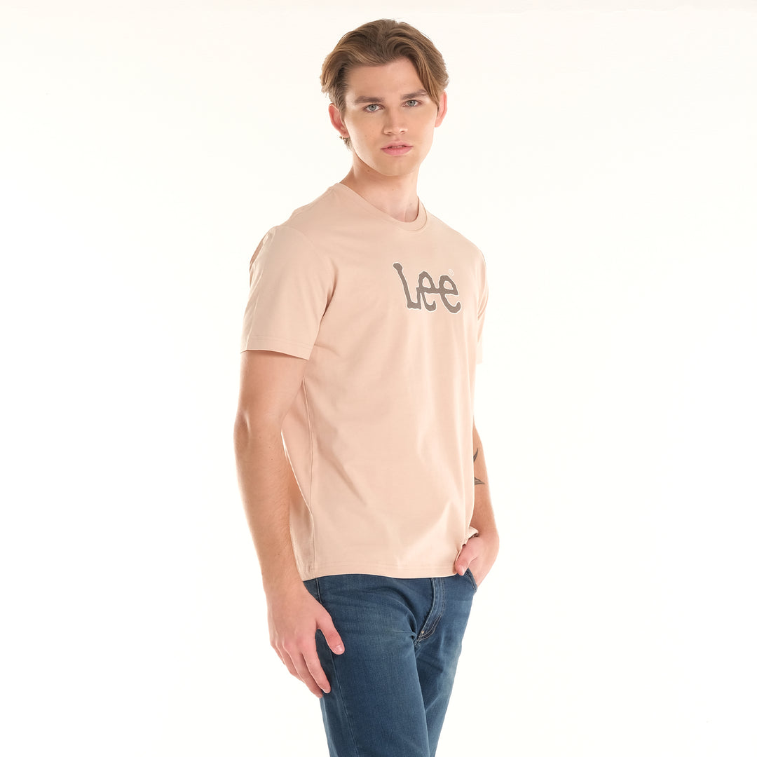 MENS ROUNDNECK PRINTED LOGO TEE