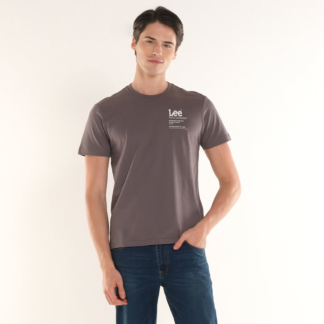 MENS LEE SMALL STATEMENT TEE