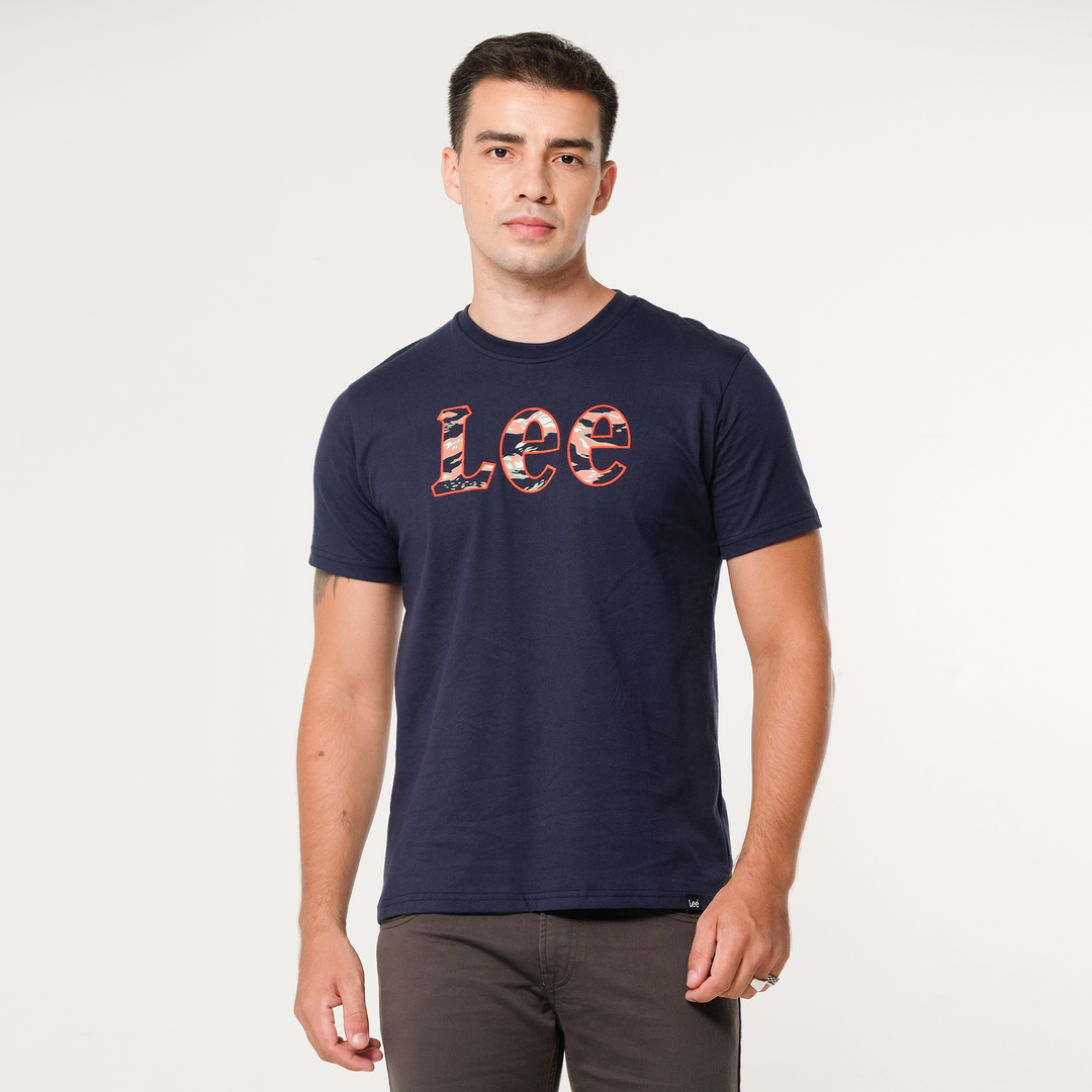 MENS WORKWEAR LOGO TEE IN CAMOUFLAGE PRINT