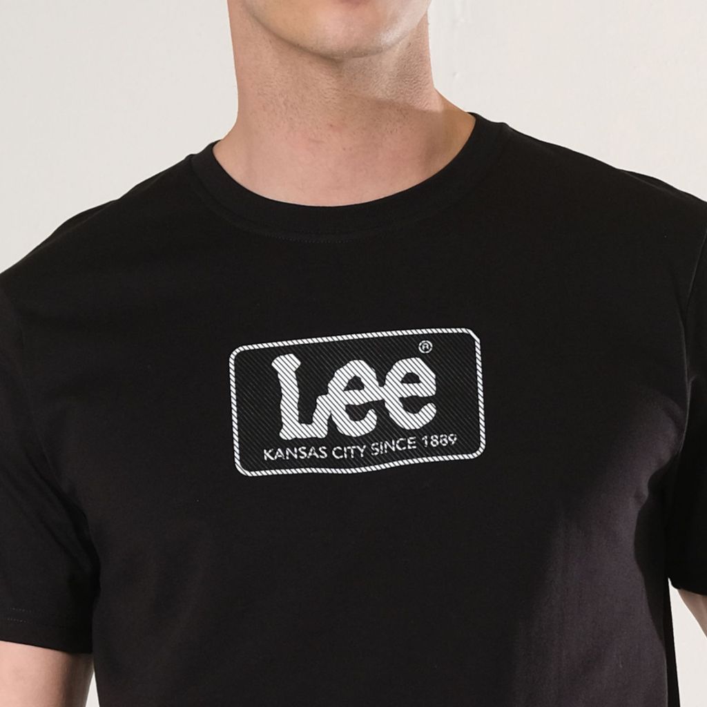 Lee Mens Graphic T-Shirt in Rubber