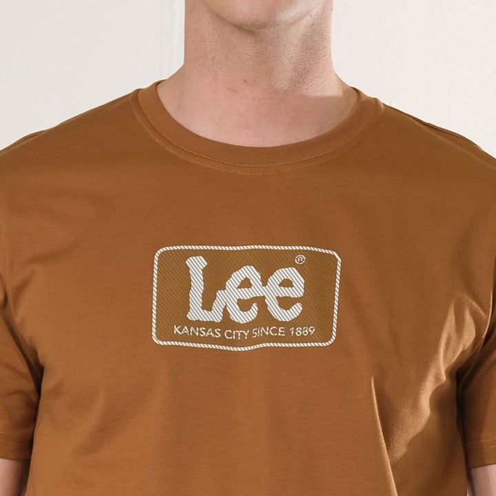 Lee Mens Graphic T-Shirt in Rubber