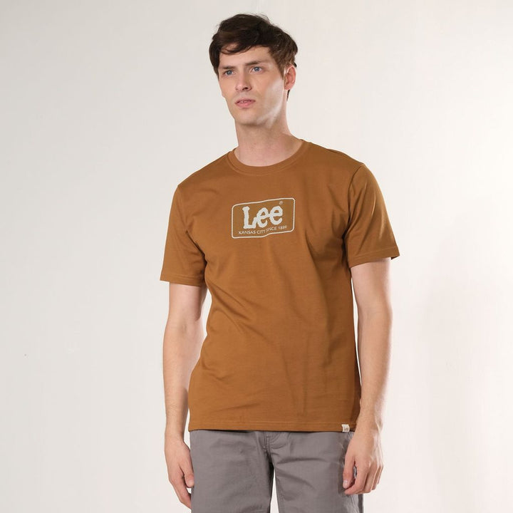 Lee Mens Graphic T-Shirt in Rubber