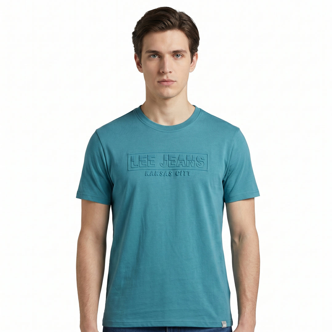 Lee Mens Embossed Logo T-Shirt