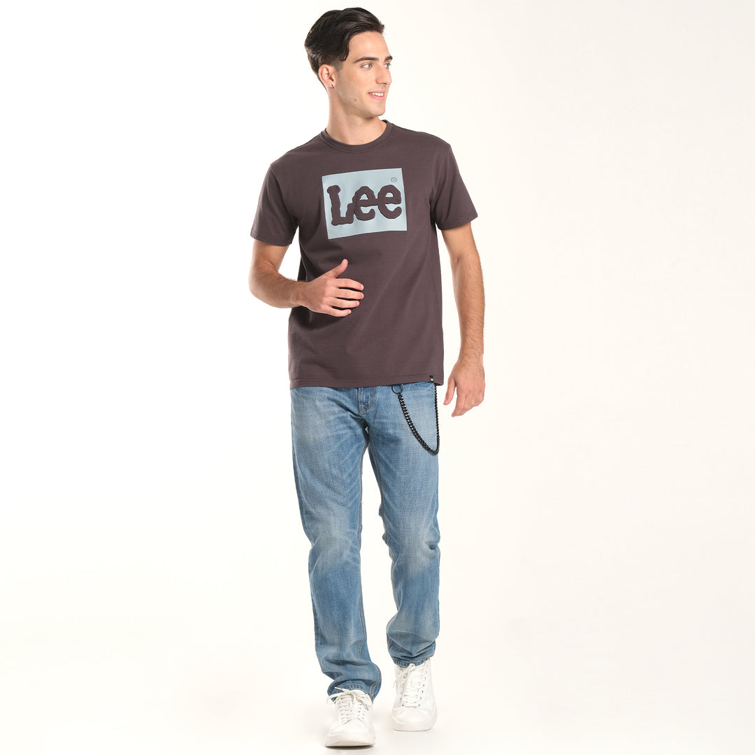 MENS EMBOSSED BOX LOGO TEE