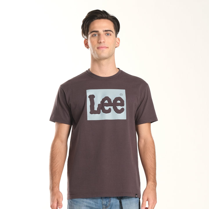 MENS EMBOSSED BOX LOGO TEE