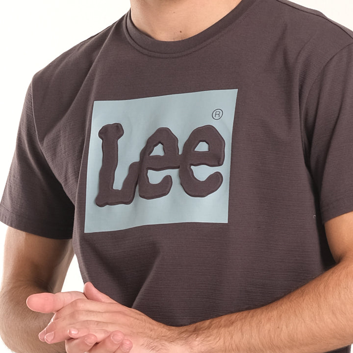 MENS EMBOSSED BOX LOGO TEE