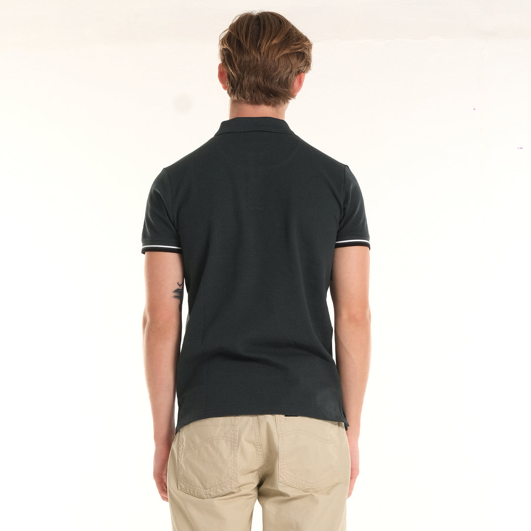 MENS STRIPED TRIM SPORTSHIRT