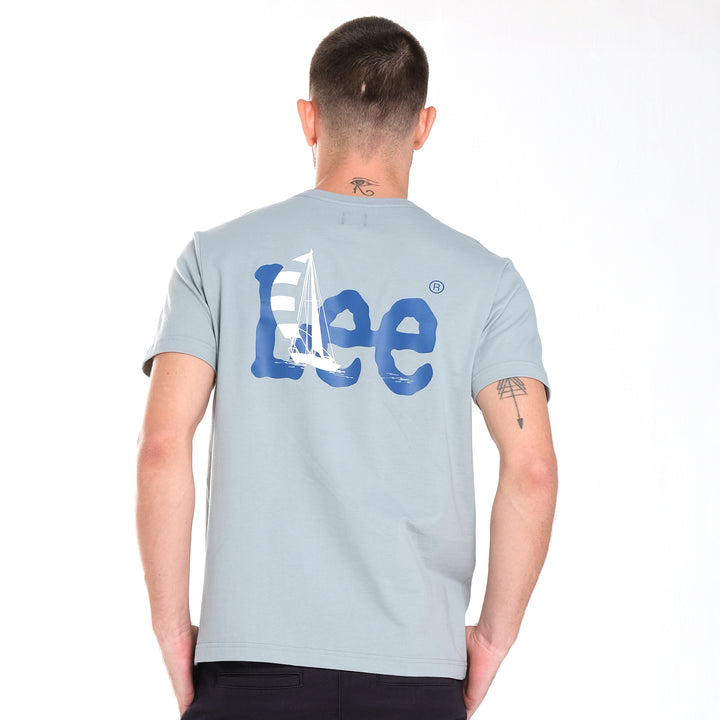 MENS' ROUNDNECK YACHT GRAPHIC LOGO TEE