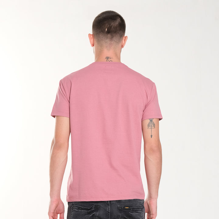 MENS ROUNDNECK EMBOSSED LOGO TEE
