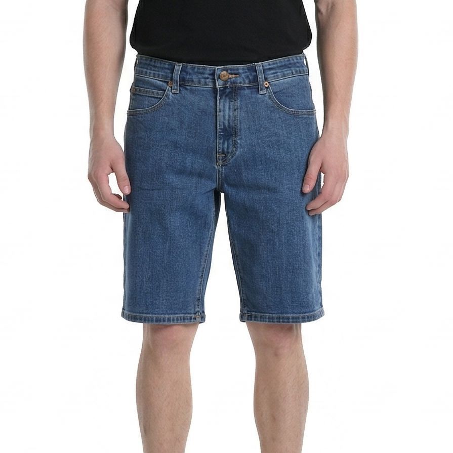 Lee Mens Denim Shorts in Blue Dog