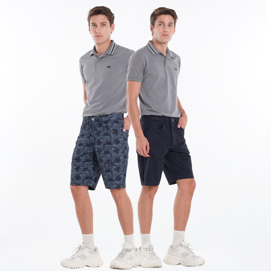 MENS REVERSIBLE PLAIN AND PRINTED SHORTS