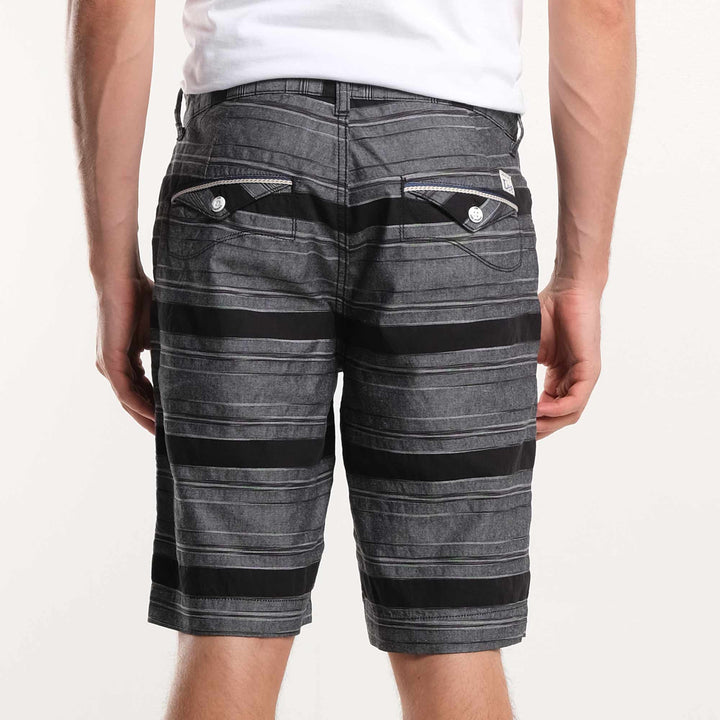 LEE MEN'S STRIPES CHINO SHORTS; SLIM