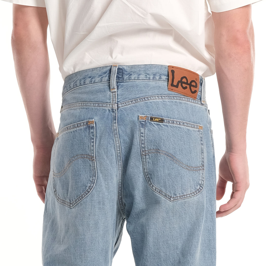 LEE MENS ASHER FIT; LOOSE STRAIGHT DENIM JEANS