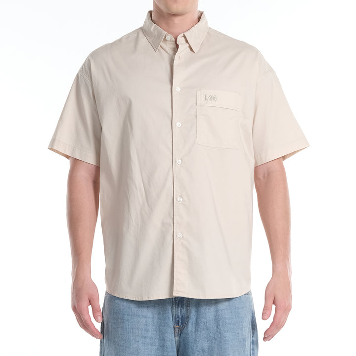 LEE MENS SHORT SLEEVE BUTTON DOWN POLO