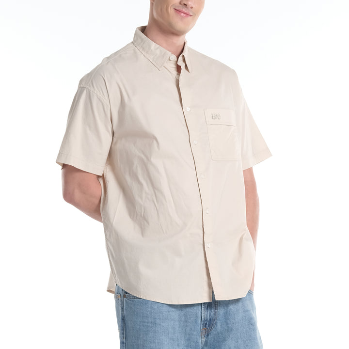 LEE MENS SHORT SLEEVE BUTTON DOWN POLO