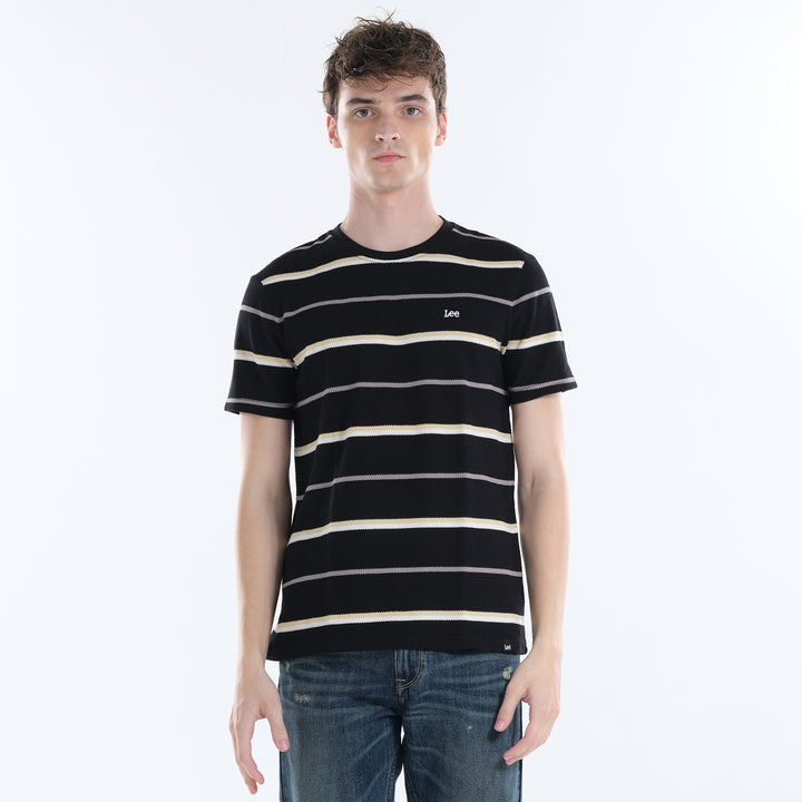 LEE MENS STRIPES ROUNDNECK