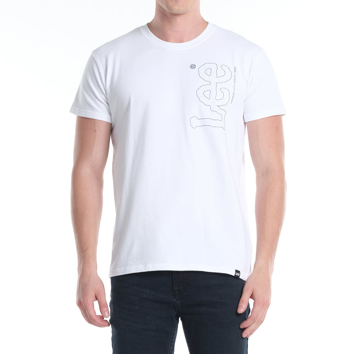 LEE MENS BASIC ROUNDNECK LOGO TEE