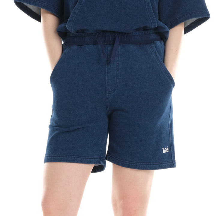 FITS 'EM ALL LOGO SWEAT SHORT IN MID LIGHT SHADE (GENDERLESS)