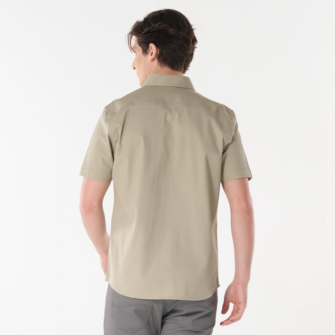 Lee Mens Button Down Woven Polo
