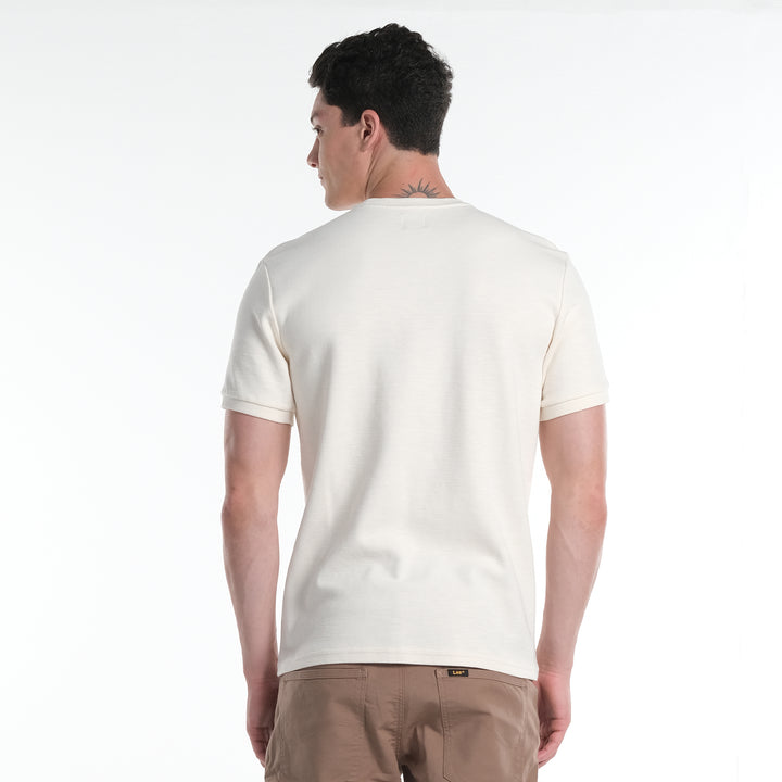 LEE MENS  BASIC ROUND NECK  LOGO TEE
