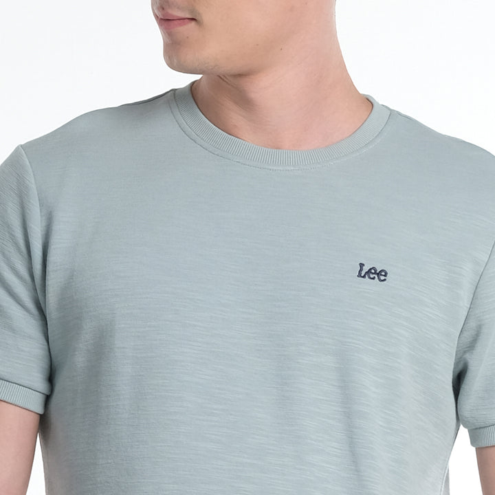 LEE MENS  BASIC ROUND NECK  LOGO TEE