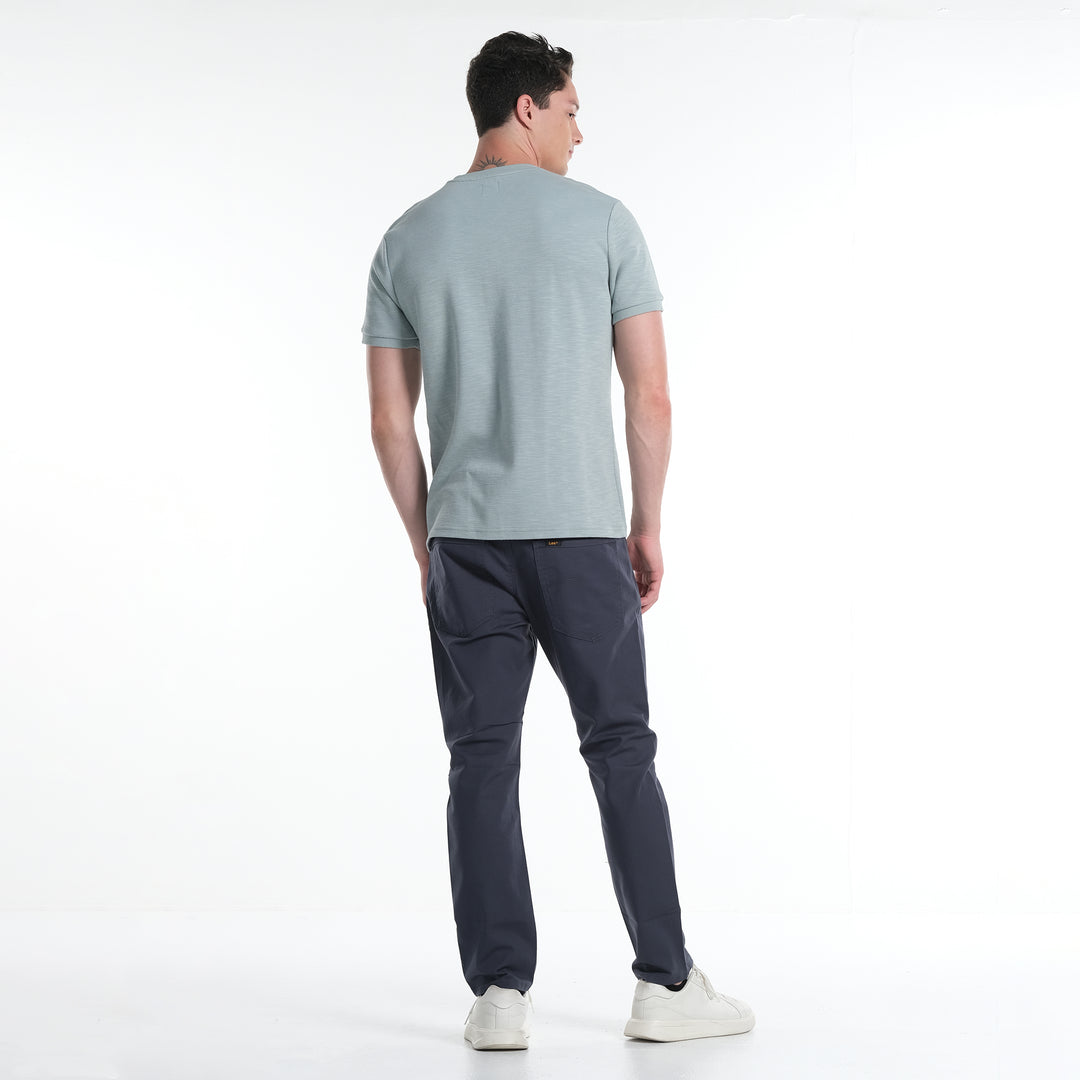 LEE MENS  BASIC ROUND NECK  LOGO TEE