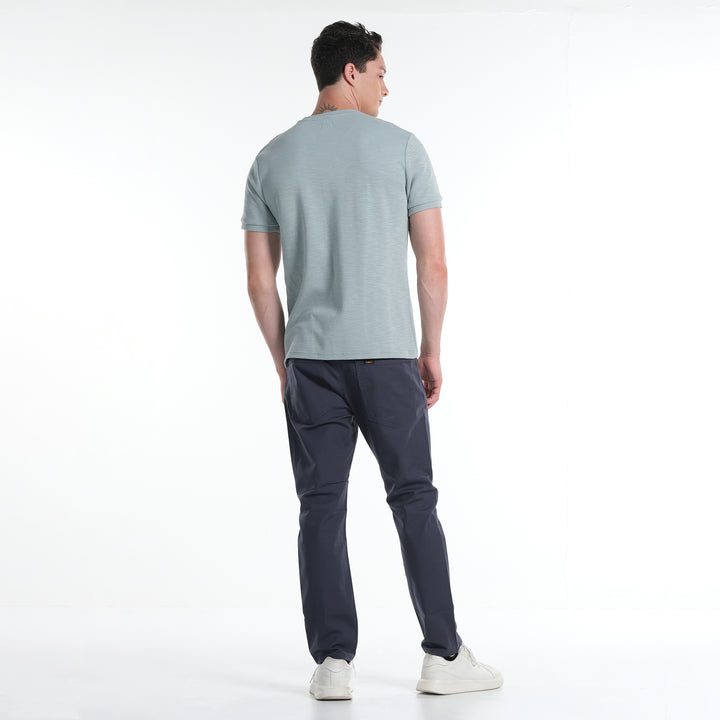LEE MENS  BASIC ROUND NECK  LOGO TEE