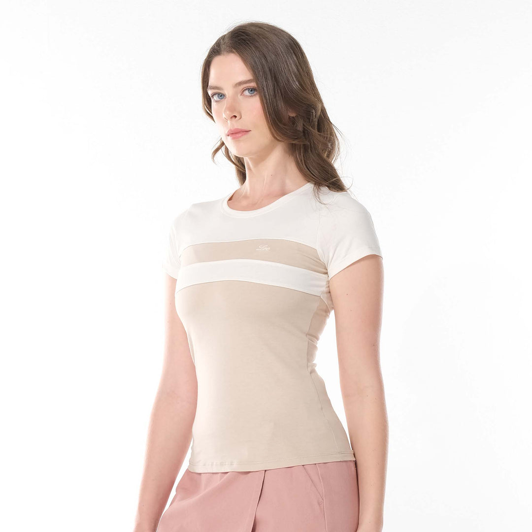 LEE LADIES CUT & SEW ROUND NECK TEE